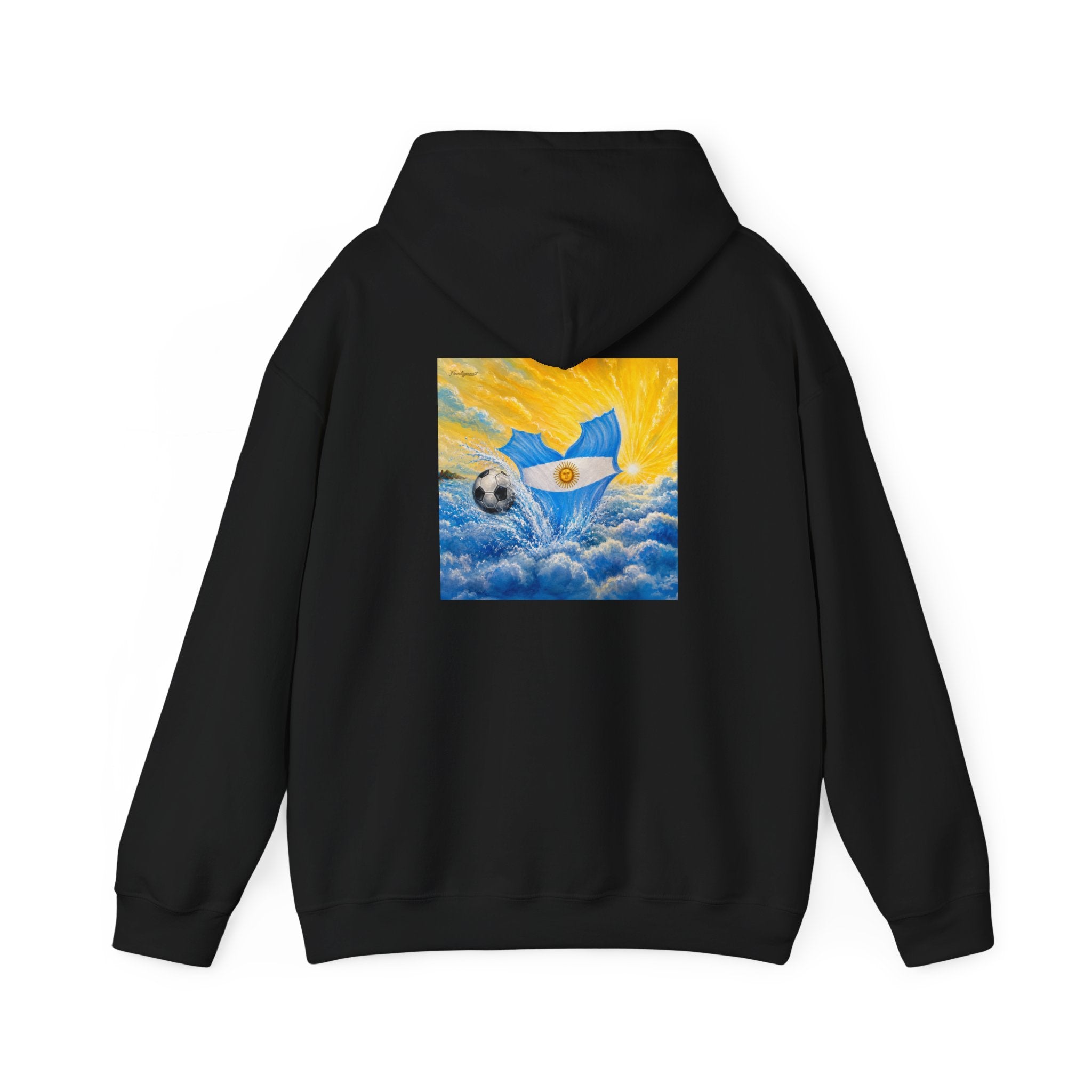 Argentina Mermaid Soccer Pass -Hooded Sweatshirt