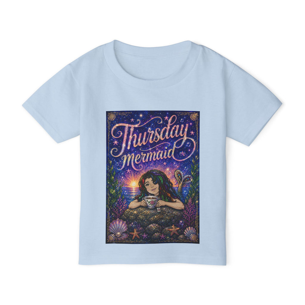 Thursday Mermaid Toddler T‑Shirt — Cute Mermaid Graphic Tee for Kids