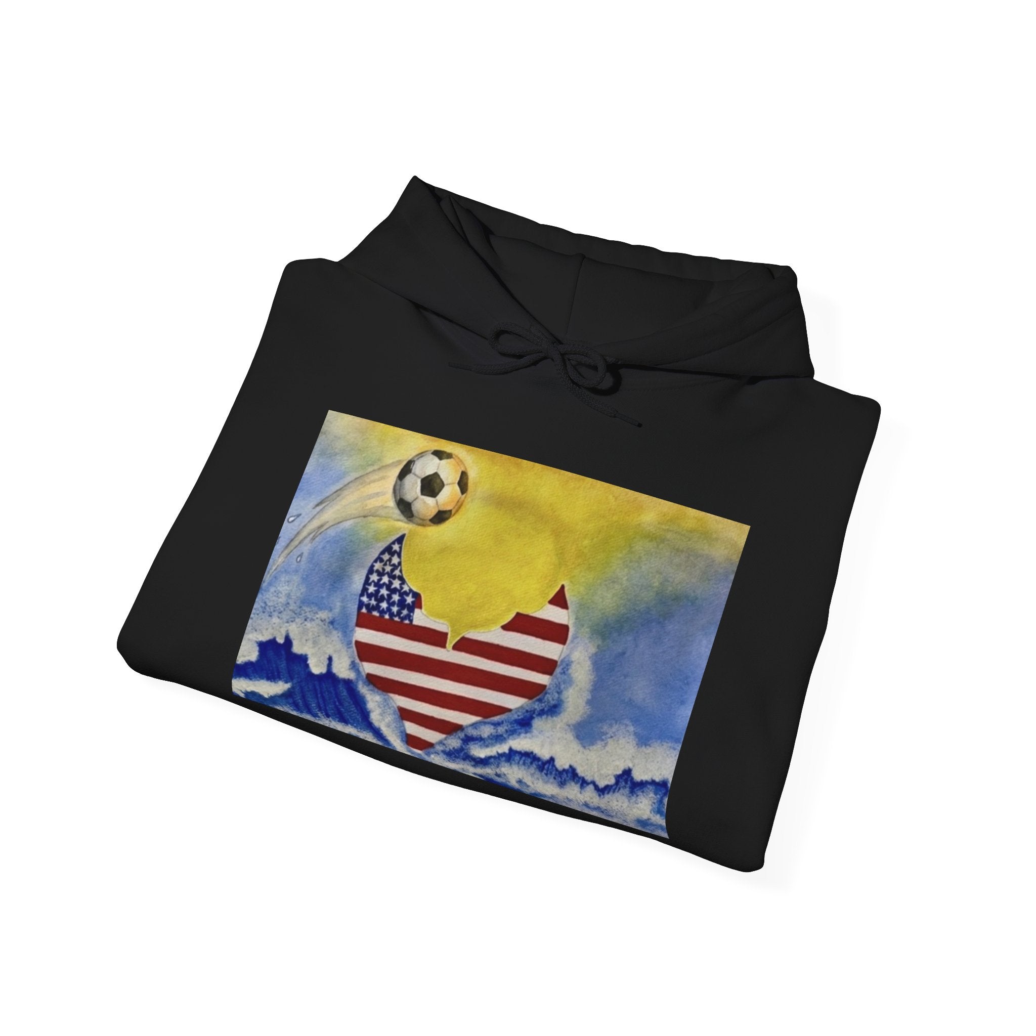 American soccer at sunset mermaid Hoodie
