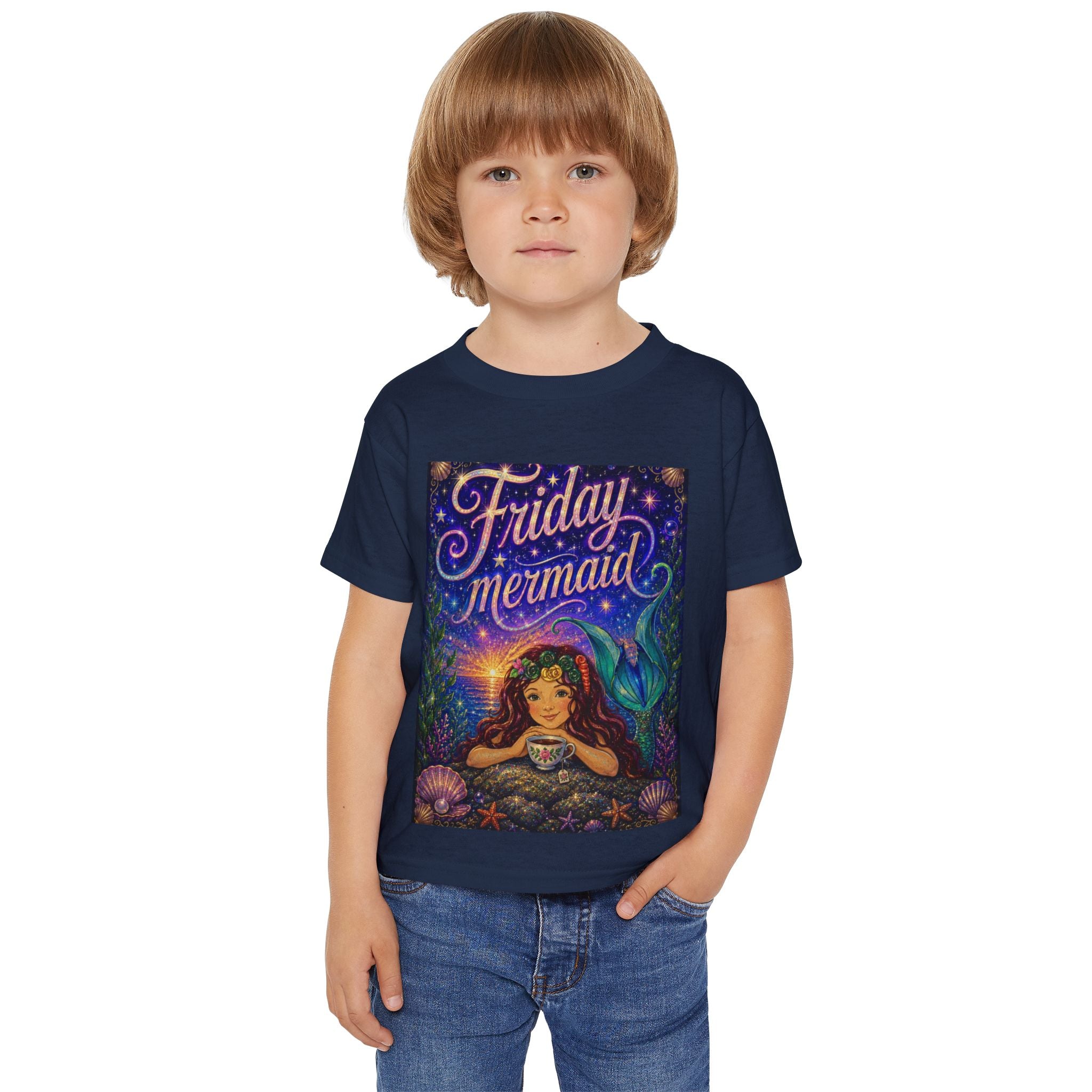 “Friday Mermaid” Toddler T-Shirt