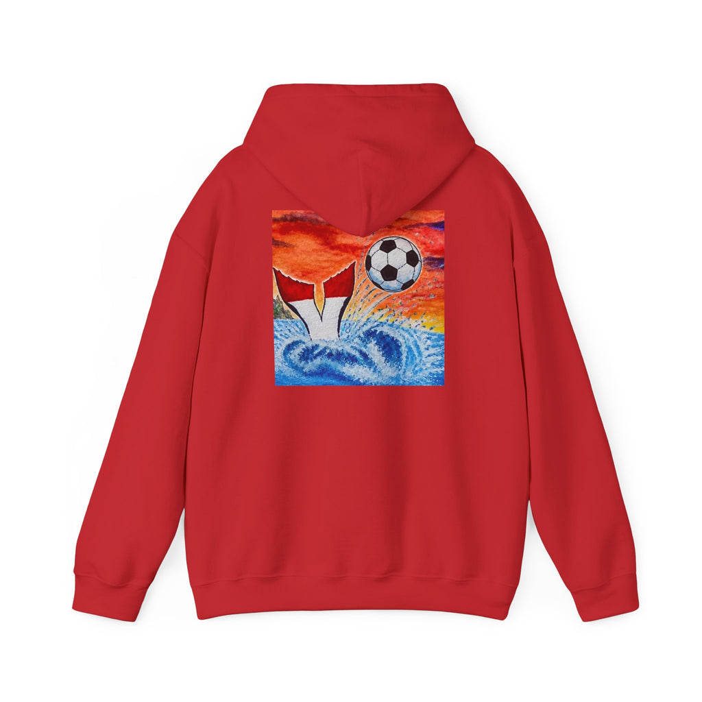 Indonesian Soccer at Sunset Mermaid Hoodie