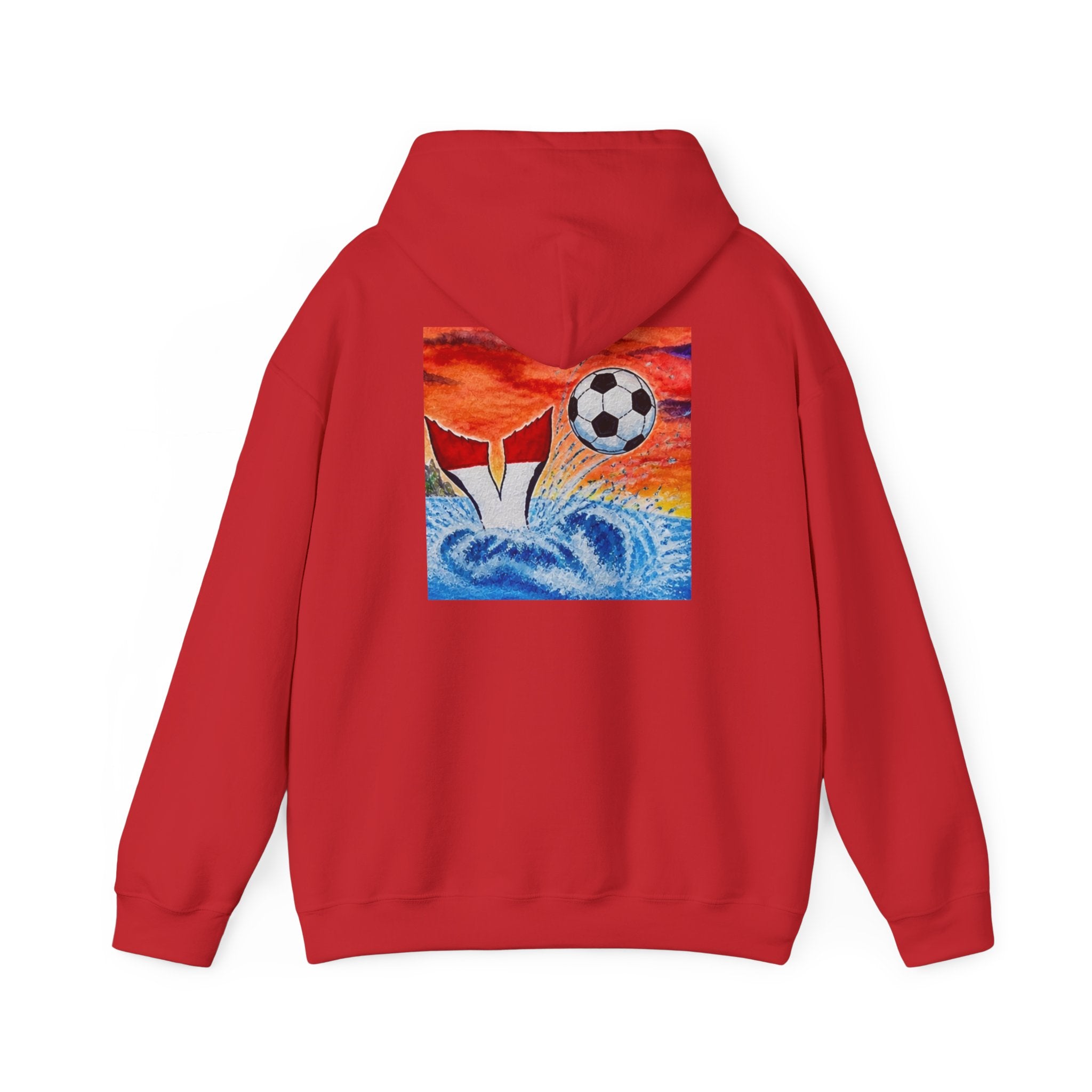 Indonesian Soccer at Sunset Mermaid Hoodie