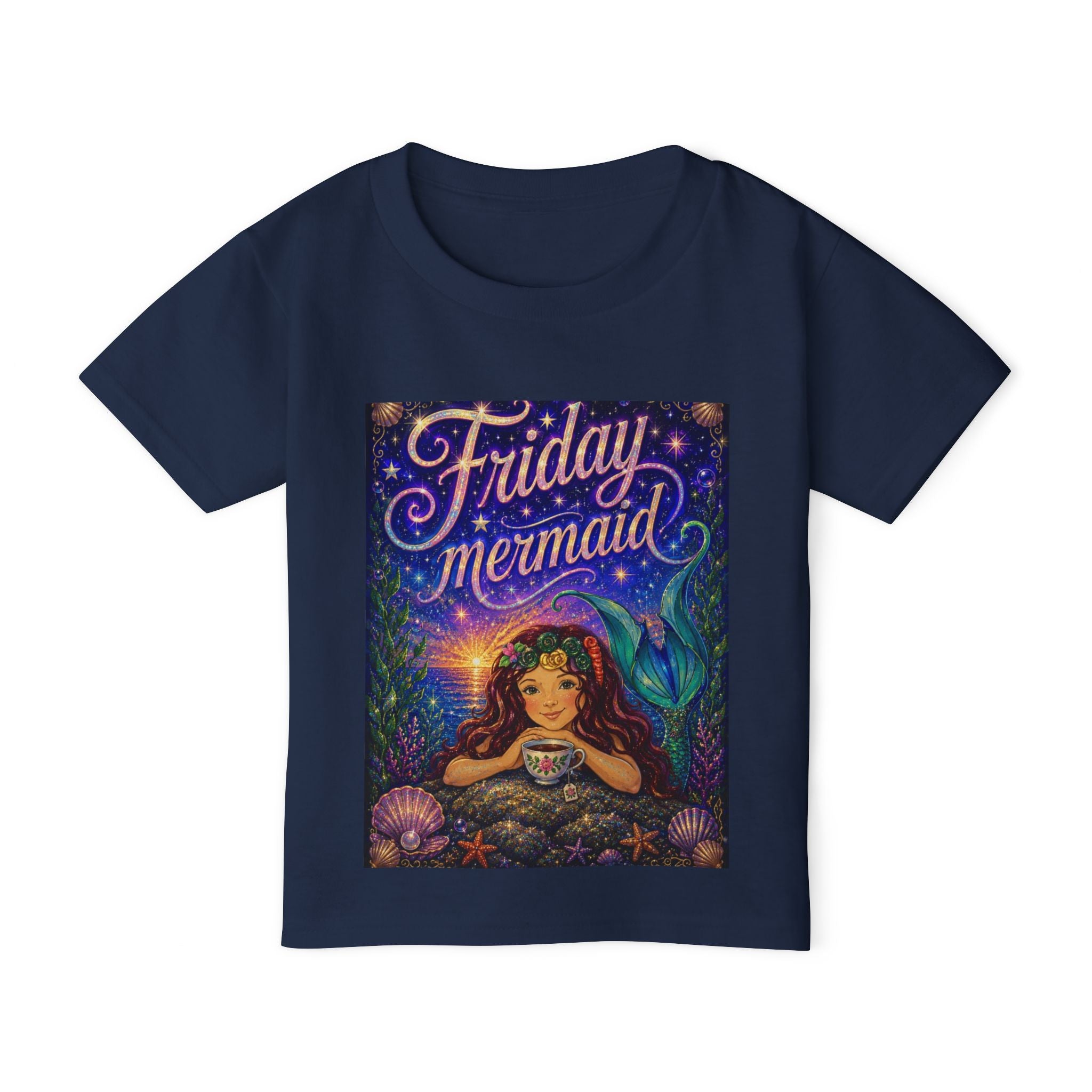 “Friday Mermaid” Toddler T-Shirt