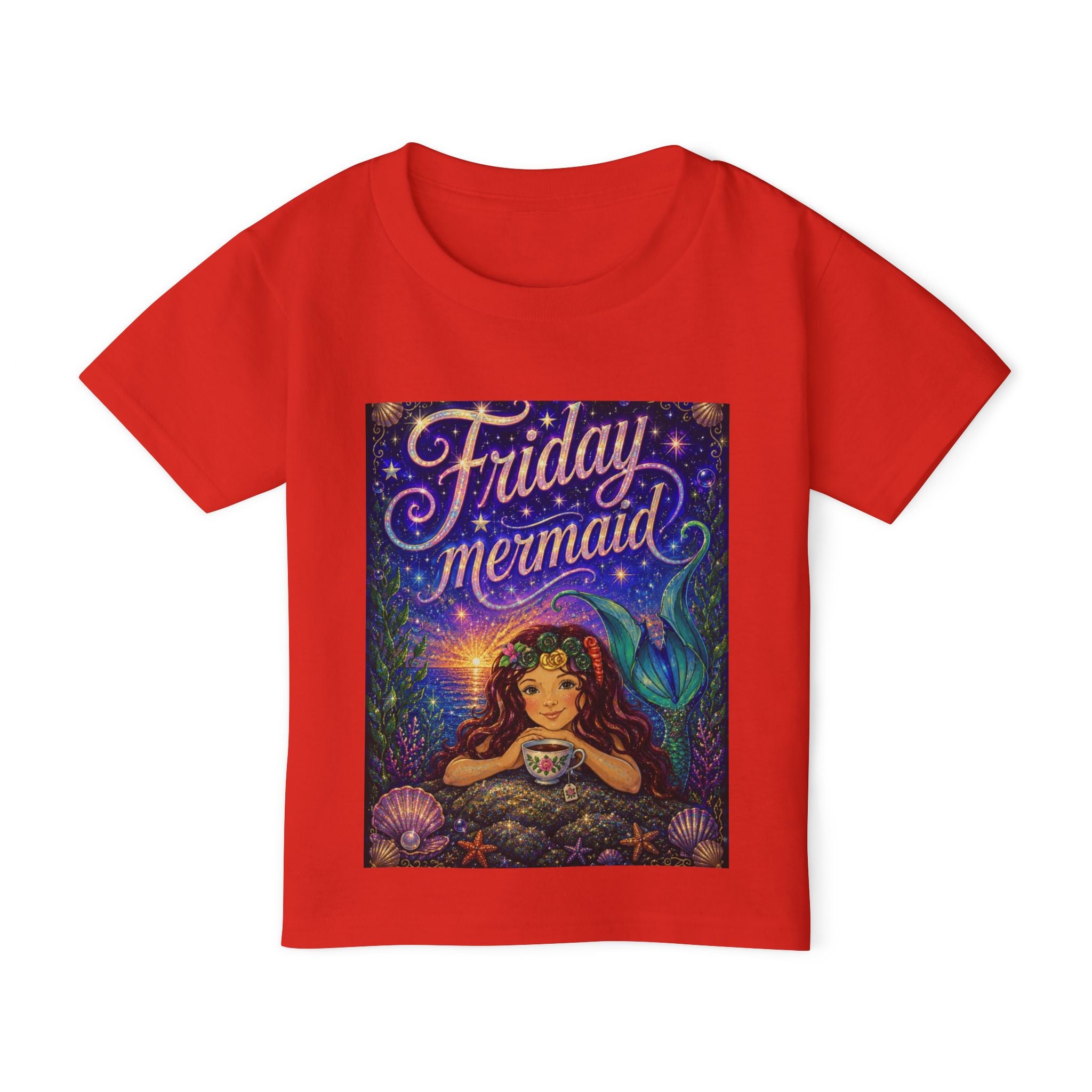 “Friday Mermaid” Toddler T-Shirt