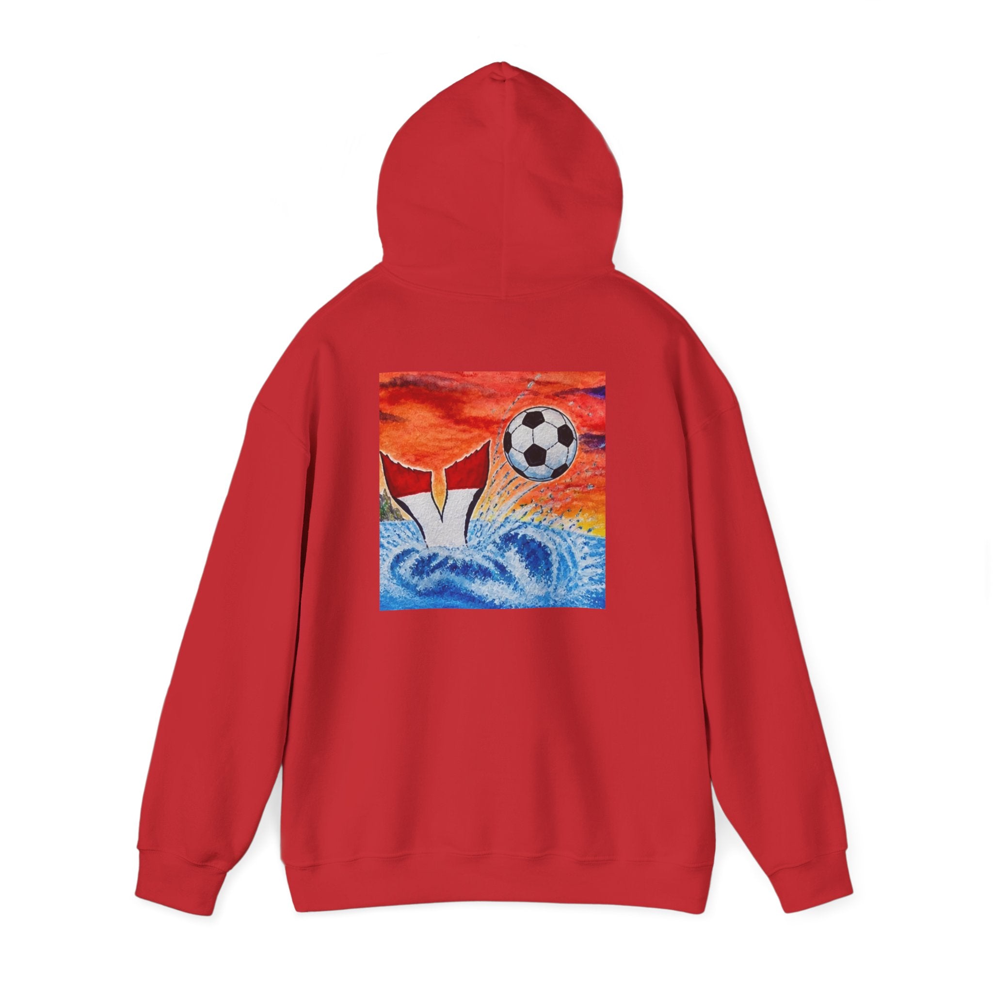Indonesian Soccer at Sunset Mermaid Hoodie