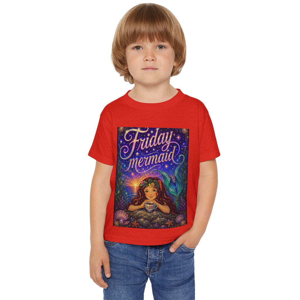 “Friday Mermaid” Toddler T-Shirt
