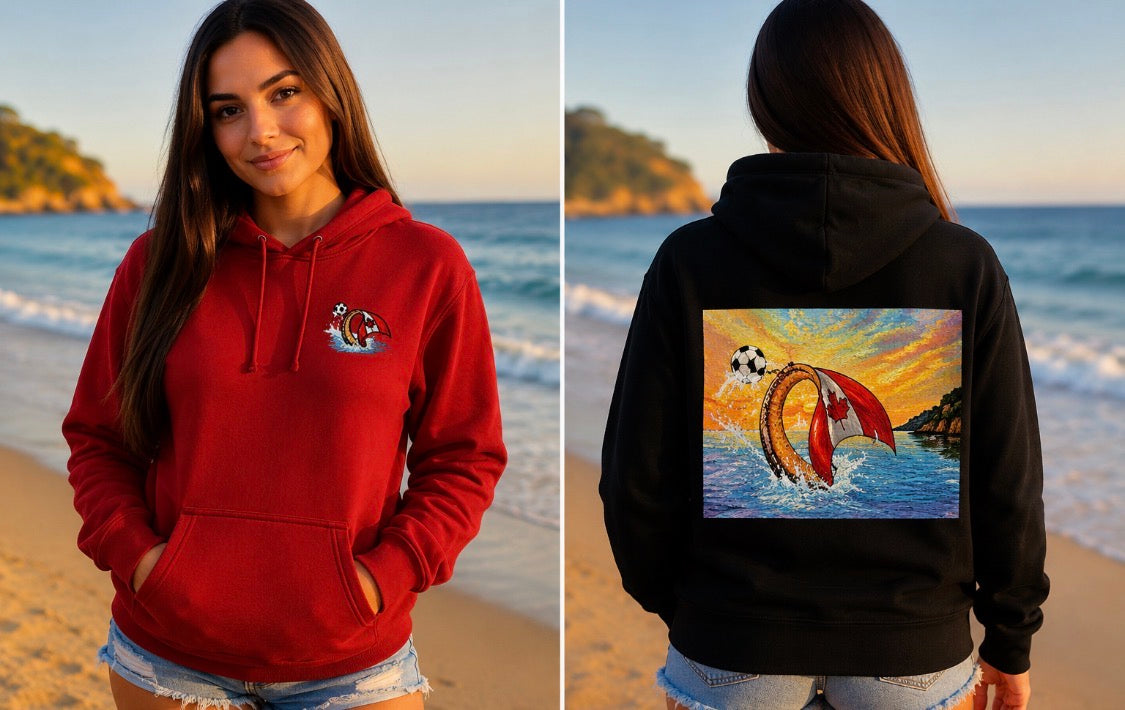 Canadian Mermaid Soccer Hoodie