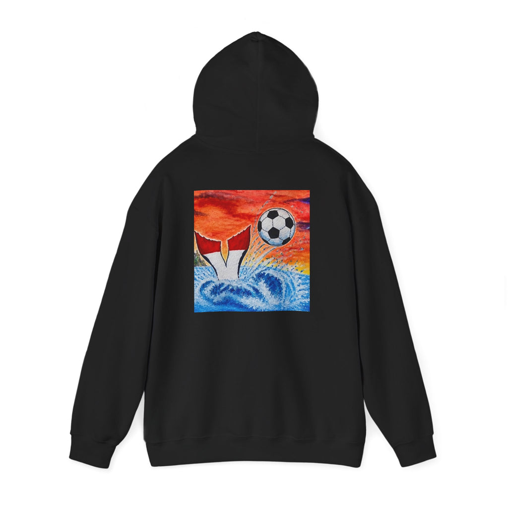 Indonesian Soccer at Sunset Mermaid Hoodie
