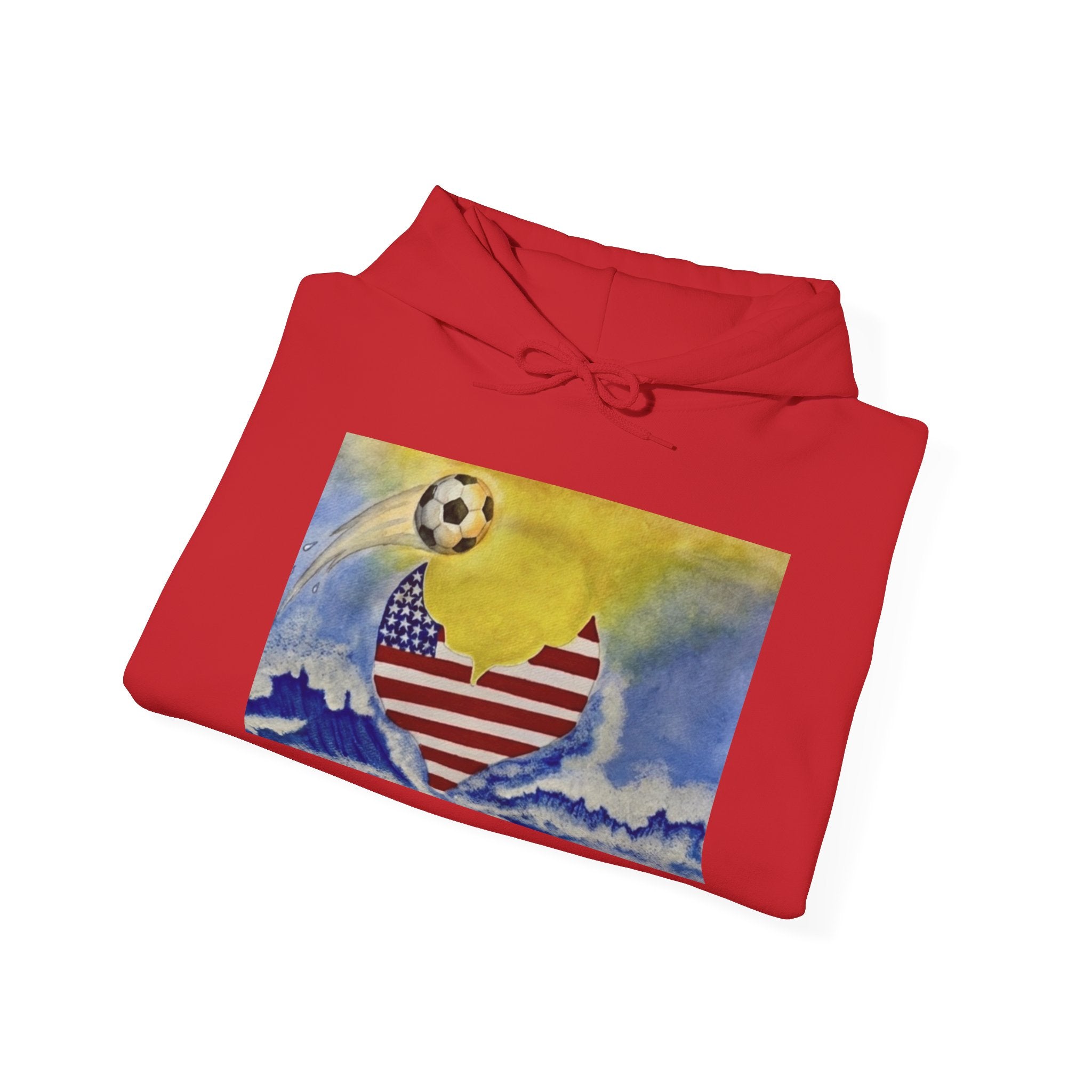 American soccer at sunset mermaid Hoodie