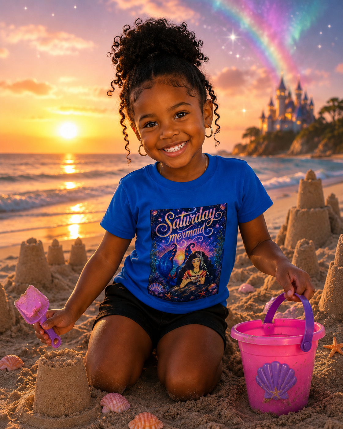 7 Days a Week Mermaid Toddler T-Shirt Bundle