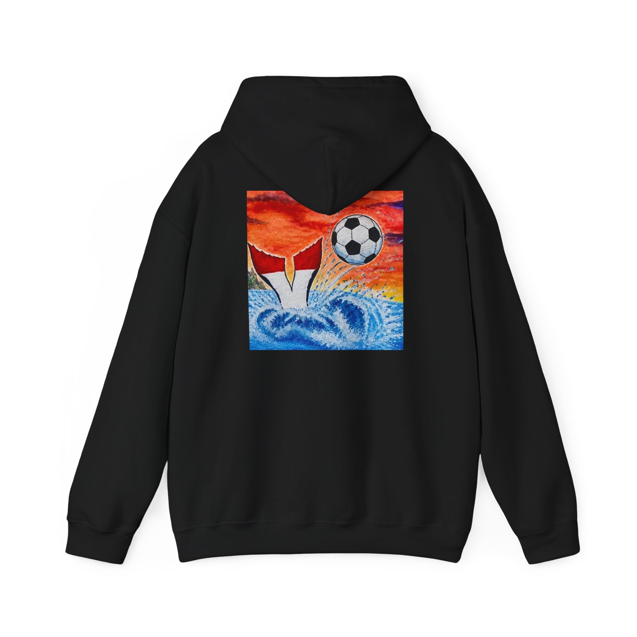 Indonesian Soccer at Sunset Mermaid Hoodie