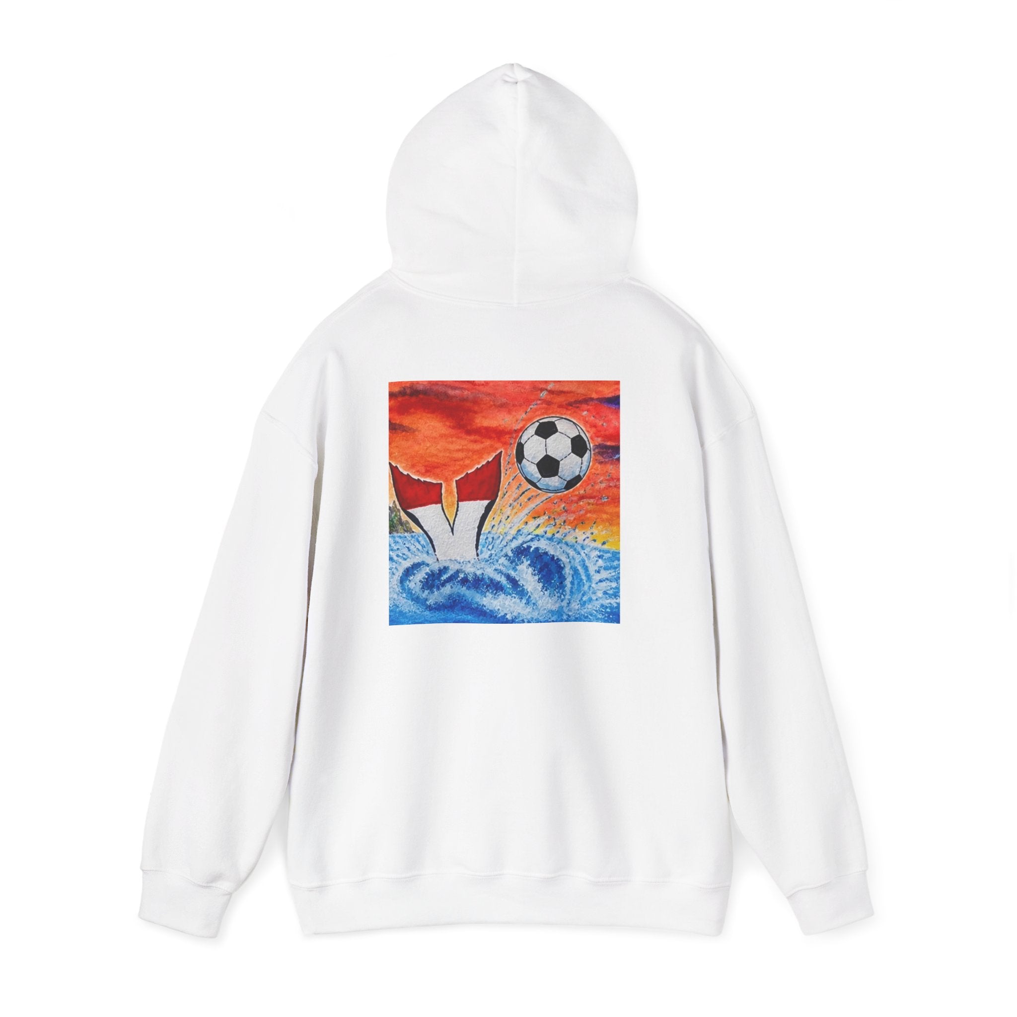 Indonesian Soccer at Sunset Mermaid Hoodie
