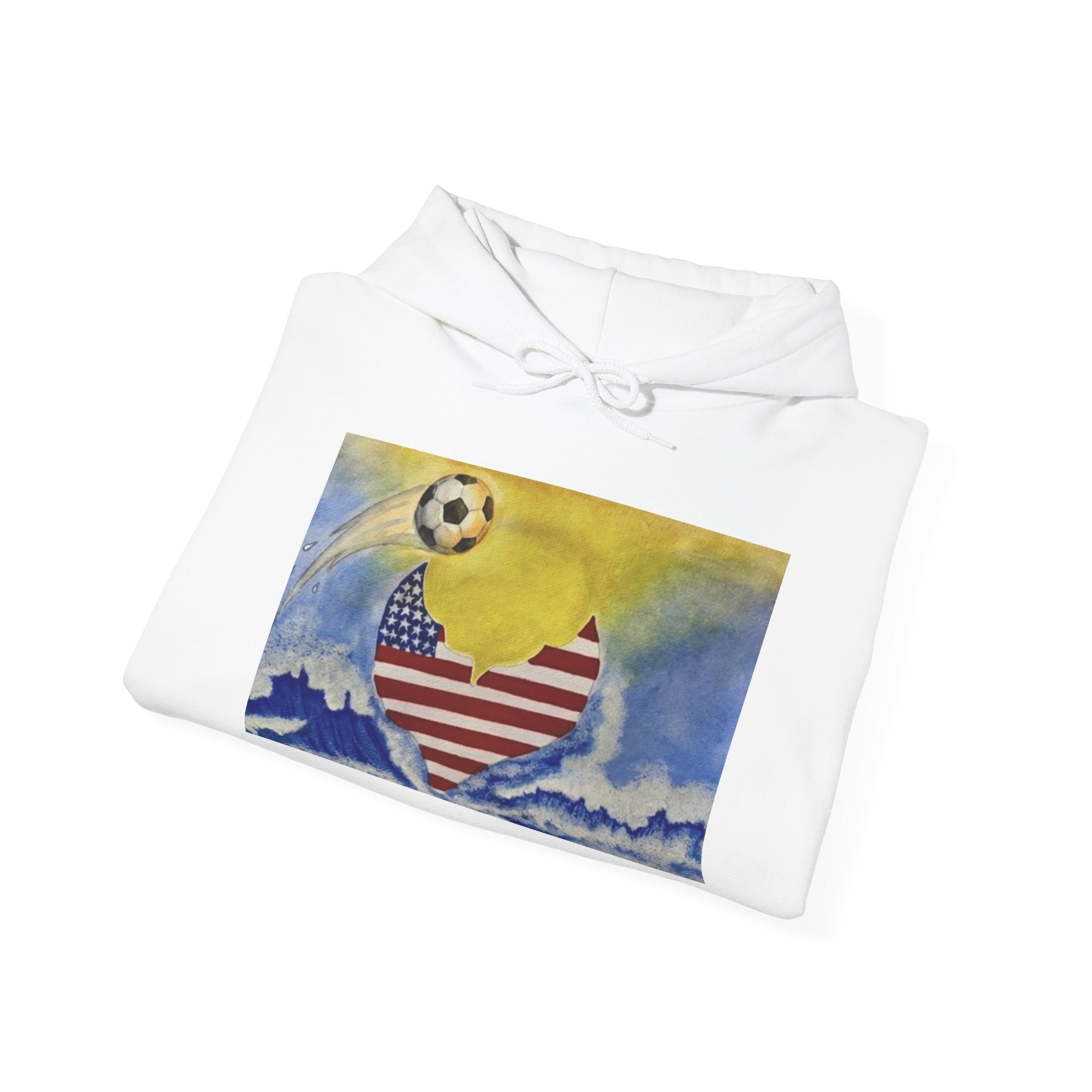 American soccer at sunset mermaid Hoodie